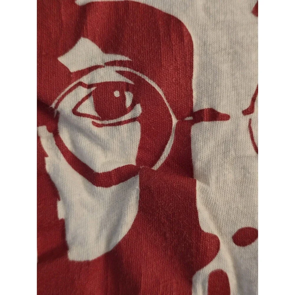 Vintage 90s John Lennon T-Shirt Graphic Give Peace A Chance USA Made Fruit Loom - Picture 6 of 16